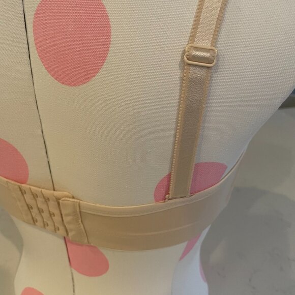 Fit Fully Yours Lingerie Felicia Strapless Bra Full Coverage Nude 32DD - Picture 6 of 12